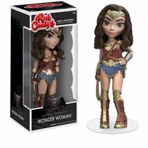 Funko Rock & Candy Wonder Woman Vinyl Figure with Gold and Red Accents